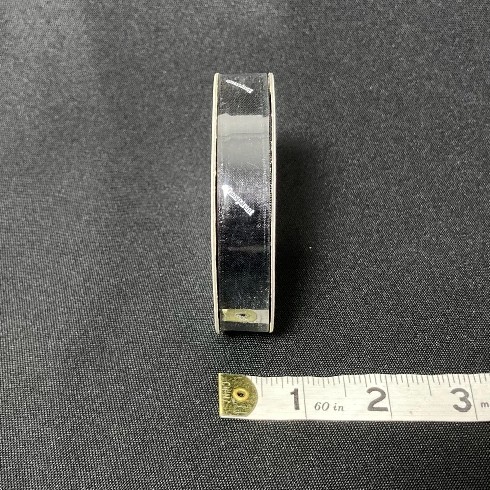 ⭐️ Ribbon Trends Sheer Black Craft Ribbon 1/2” x 360”